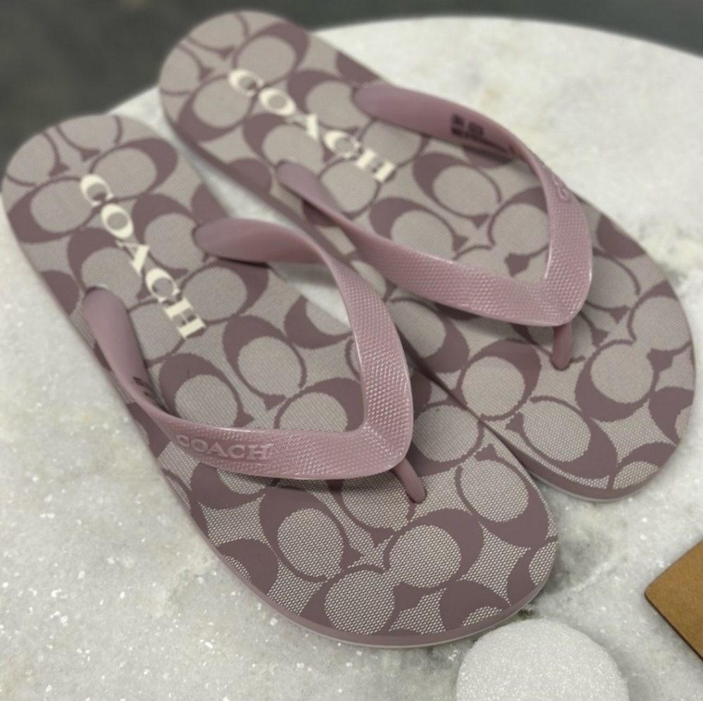 COACH flip flap shoes size 7 - Picture 4 of 5